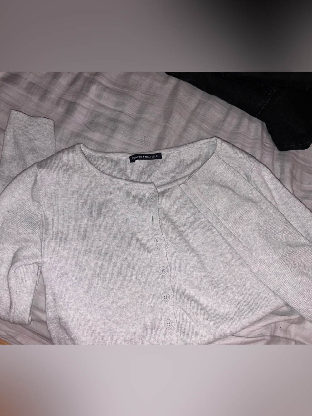 Brandy Cropped Ribbed Cardigan